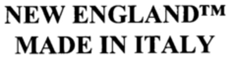 NEW ENGLAND MADE IN ITALY Logo (EUIPO, 31.05.2000)