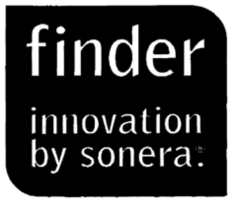 finder innovation by sonera. Logo (EUIPO, 25.06.2001)