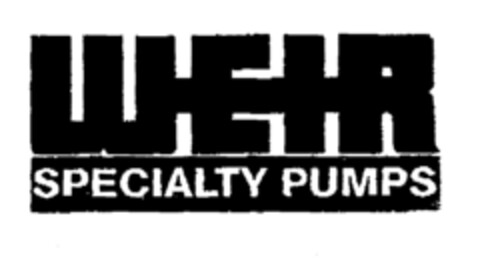 WEIR SPECIALTY PUMPS Logo (EUIPO, 08/20/2001)