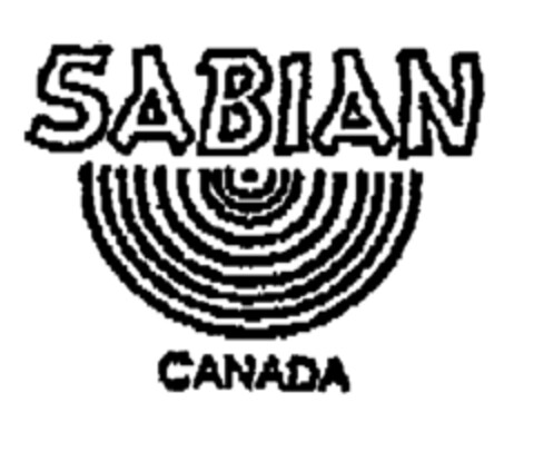 SABIAN CANADA Logo (EUIPO, 17.01.2002)