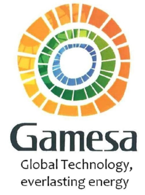 Gamesa Global Technology... everlasting energy Logo (EUIPO, 17.11.2011)