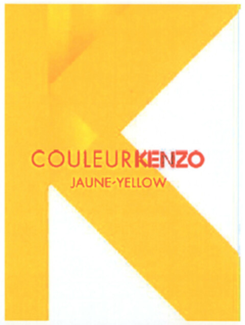 COULEUR KENZO JAUNE-YELLOW Logo (EUIPO, 10/10/2012)