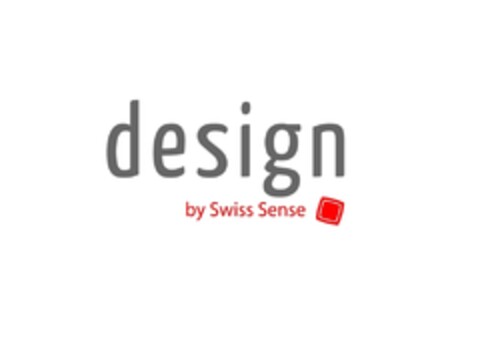 DESIGN BY SWISS SENSE Logo (EUIPO, 30.10.2012)