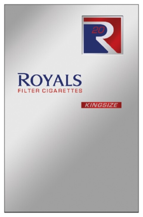 ROYALS FILTER CIGARETTES KINGSIZE 20 Logo (EUIPO, 06.02.2013)