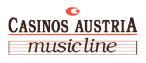 CASINOS AUSTRIA MUSIC LINE Logo (EUIPO, 04.03.2013)