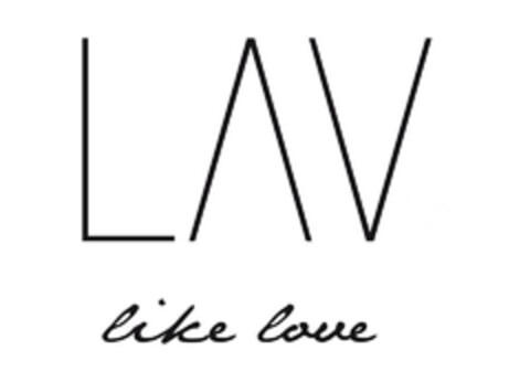 LAV LIKE LOVE Logo (EUIPO, 11/25/2013)