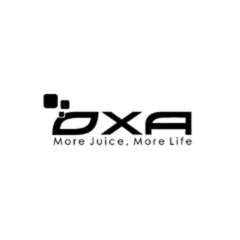 OXA More Juice, More Life Logo (EUIPO, 28.11.2013)