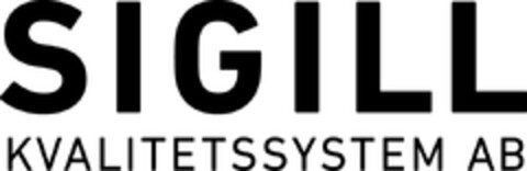 SIGILL KVALITETSSYSTEM AB Logo (EUIPO, 03/27/2014)