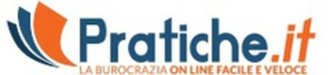 Pratiche.it LA BUROCRAZIA ON LINE FACILE E VELOCE Logo (EUIPO, 16.12.2015)