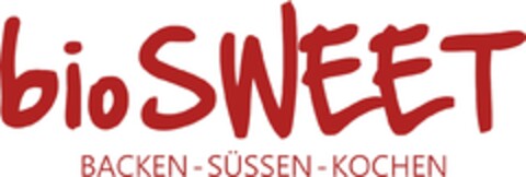 bioSWEET BACKEN - SÜSSEN - KOCHEN Logo (EUIPO, 02/08/2017)