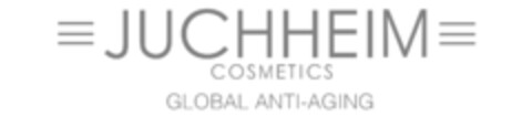 JUCHHEIM COSMETICS GLOBAL ANTI-AGING Logo (EUIPO, 01.03.2017)