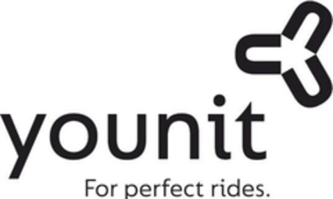 YOUNIT FOR PERFECT RIDES Logo (EUIPO, 06/18/2018)