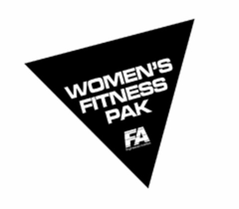 WOMEN'S FITNESS PAK FA Engineered nutrition Logo (EUIPO, 06.07.2022)