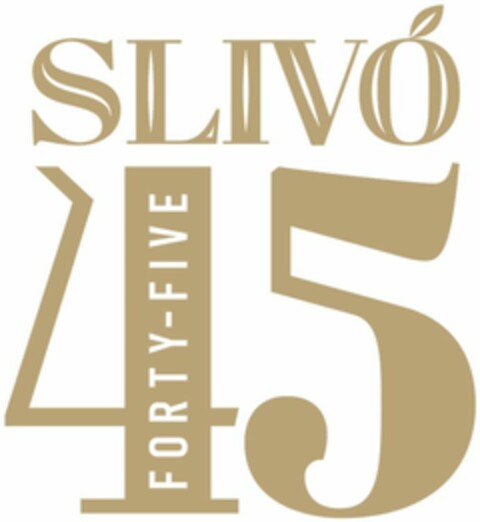 SLIVÓ 45 FORTY-FIVE Logo (EUIPO, 11/11/2022)