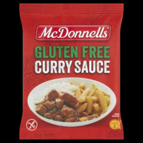McDonnells Gluten Free Curry Sauce Logo (EUIPO, 12/21/2022)