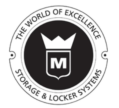 THE WORLD OF EXCELLENCE M STORAGE & LOCKER SYSTEMS Logo (EUIPO, 11.08.2023)