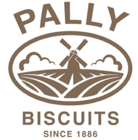 PALLY BISCUITS SINCE 1886 Logo (EUIPO, 28.01.2025)