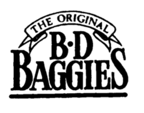 THE ORIGINAL B D BAGGIES Logo (EUIPO, 01.04.1996)