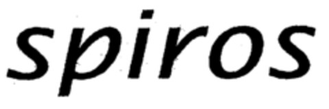 SPIROS Logo (EUIPO, 04/01/1996)