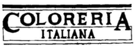 COLORERIA ITALIANA Logo (EUIPO, 25.01.1999)