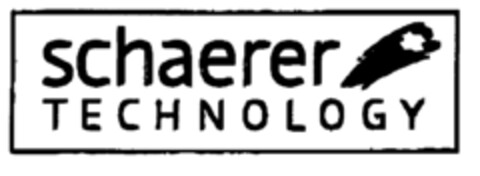 schaerer TECHNOLOGY Logo (EUIPO, 09.12.1999)