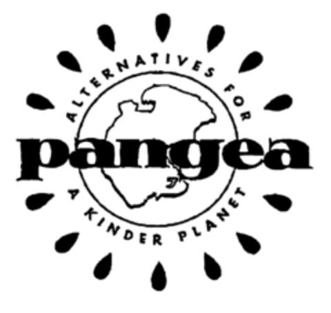 pangea ALTERNATIVES FOR A KINDER PLANET Logo (EUIPO, 18.01.2000)