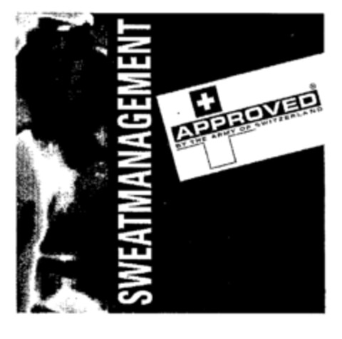 SWEATMANAGEMENT APPROVED BY THE ARMY OF SWITZERLAND Logo (EUIPO, 22.04.2002)