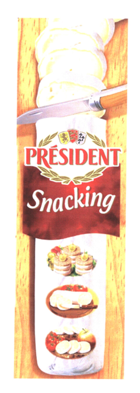 PRÉSIDENT Snacking Logo (EUIPO, 08.07.2003)