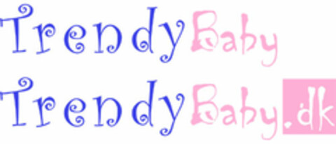 TrendyBaby TrendyBaby.dk Logo (EUIPO, 14.06.2004)