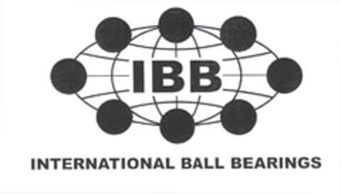 IBB INTERNATIONAL BALL BEARINGS Logo (EUIPO, 04/14/2004)