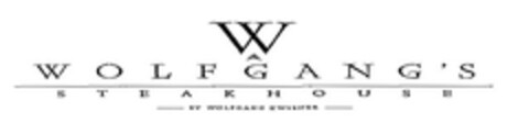 W WOLFGANG'S STEAKHOUSE Logo (EUIPO, 16.09.2009)