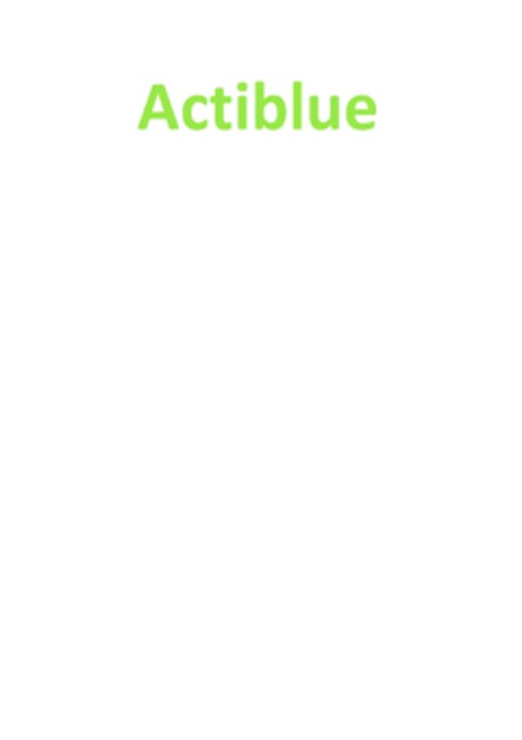 Actiblue Logo (EUIPO, 04.01.2011)