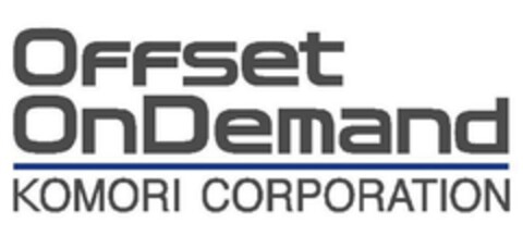 Offset on Demand Komori Corporation Logo (EUIPO, 21.10.2011)