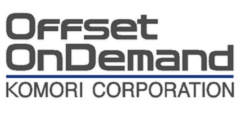 Offset on Demand Komori Corporation Logo (EUIPO, 10/21/2011)