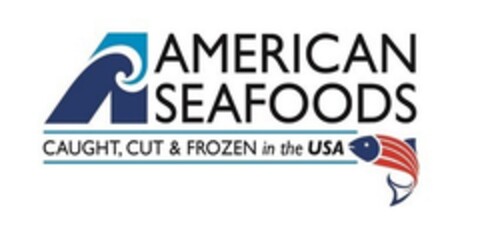 A AMERICAN SEAFOODS CAUGHT, CUT & FROZEN in the USA Logo (EUIPO, 05.03.2015)