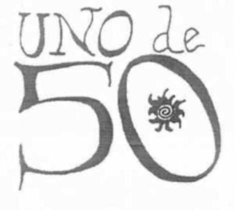 UNO DE 50 Logo (EUIPO, 18.10.2016)