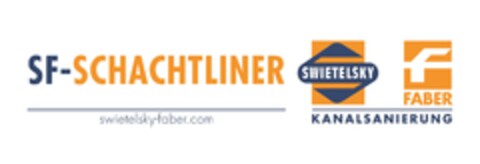 SF-Schachtliner Swietelsky Faber Kanalsanierung swietelsky-faber.com Logo (EUIPO, 30.11.2016)