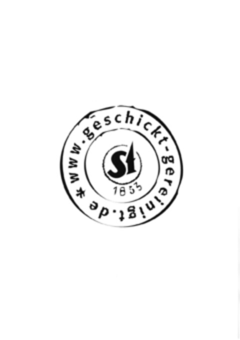 St 1853 www.geschickt-gereinigt.de Logo (EUIPO, 27.07.2017)
