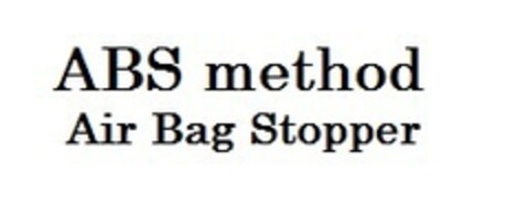 ABS method/Air Bag Stopper Logo (EUIPO, 10.01.2018)