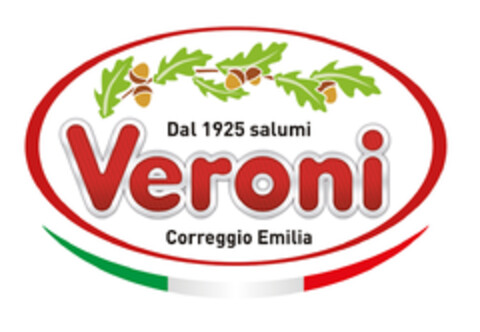 DAL 1925 SALUMI VERONI CORREGGIO EMILIA Logo (EUIPO, 04/19/2018)