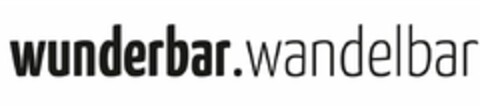 wunderbar.wandelbar Logo (EUIPO, 01/30/2019)