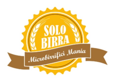 SOLO BIRRA MICROBIRRIFICI MANIA Logo (EUIPO, 05/23/2019)