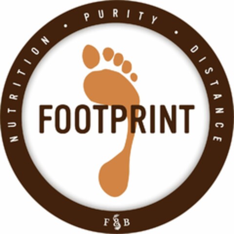 FOOTPRINT NUTRITION PURITY DISTANCE F B Logo (EUIPO, 06.02.2020)