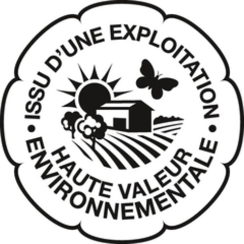 ISSU D'UNE EXPLOITATION HAUTE VALEUR ENVIRONNEMENTALE Logo (EUIPO, 11/19/2020)