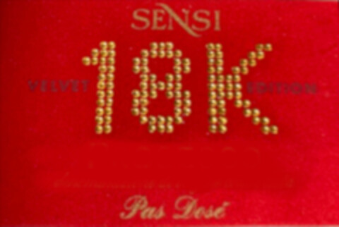 SENSI VELVET 18K EDITION PAS DOSÉ Logo (EUIPO, 29.12.2022)