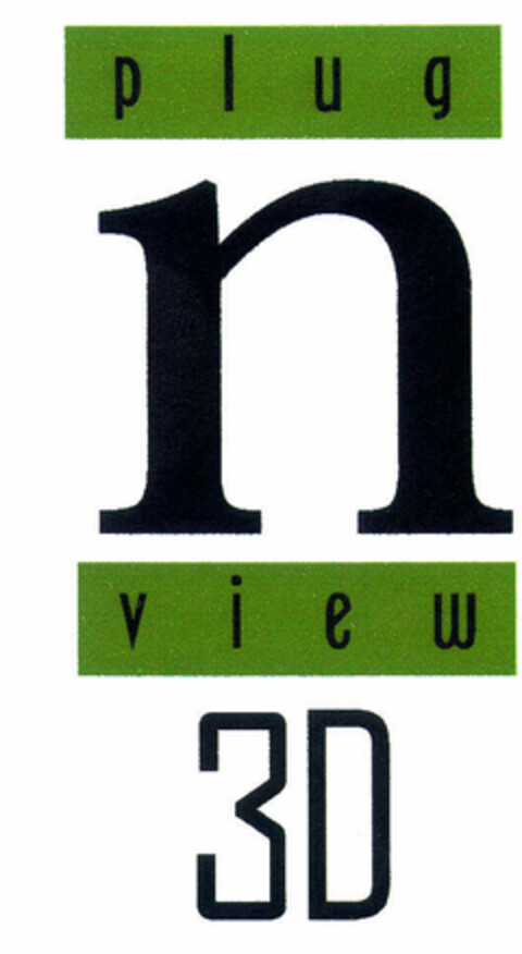 plug n view 3D Logo (EUIPO, 26.11.1999)