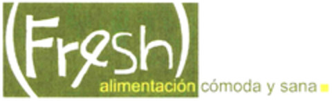 (Fresh) alimentación cómoda y sana Logo (EUIPO, 08.04.2005)
