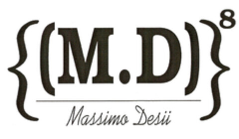 {(M.D)}8 Massimo Desii Logo (EUIPO, 16.09.2008)