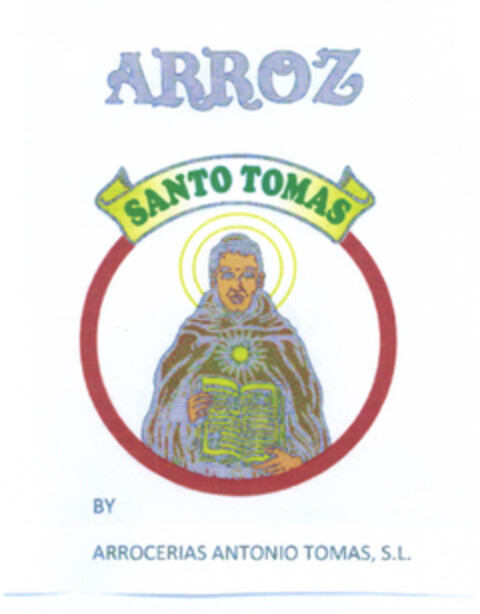 ARROZ SANTO TOMAS BY ARROCERIAS ANTONIO TOMAS, S.L. Logo (EUIPO, 02.10.2008)