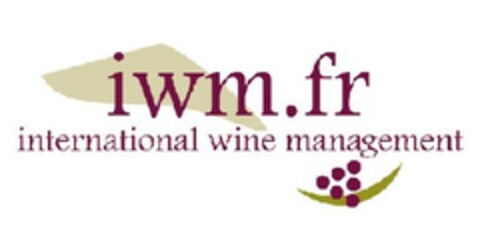 iwm.fr international wine management Logo (EUIPO, 14.10.2008)